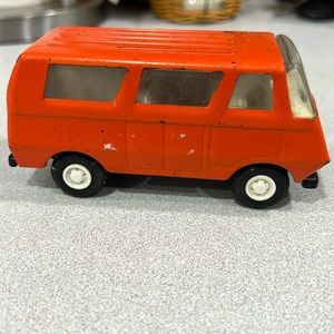 Vintage Tonka orange van bus